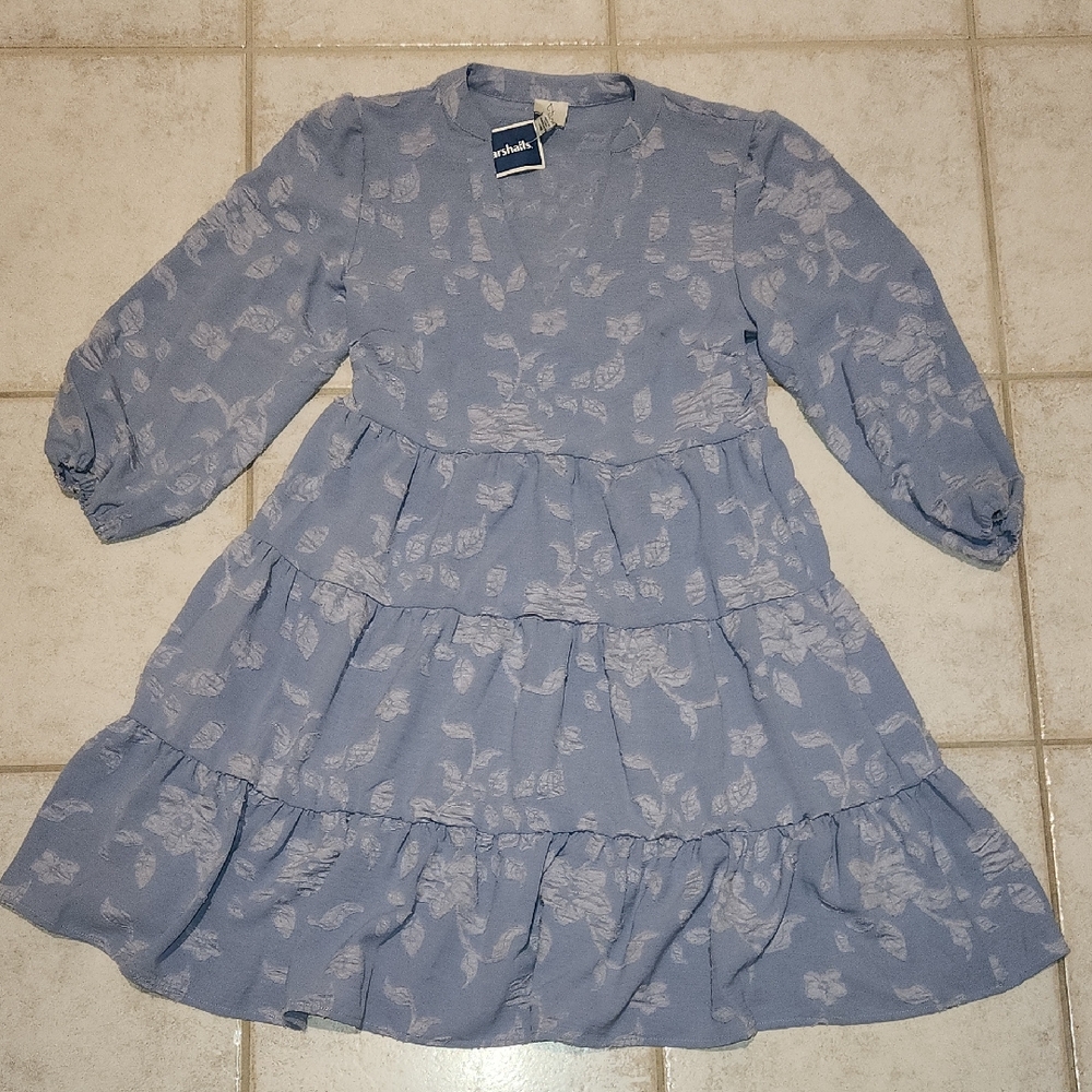 Joie Light Blue Tiered  Dress Xs